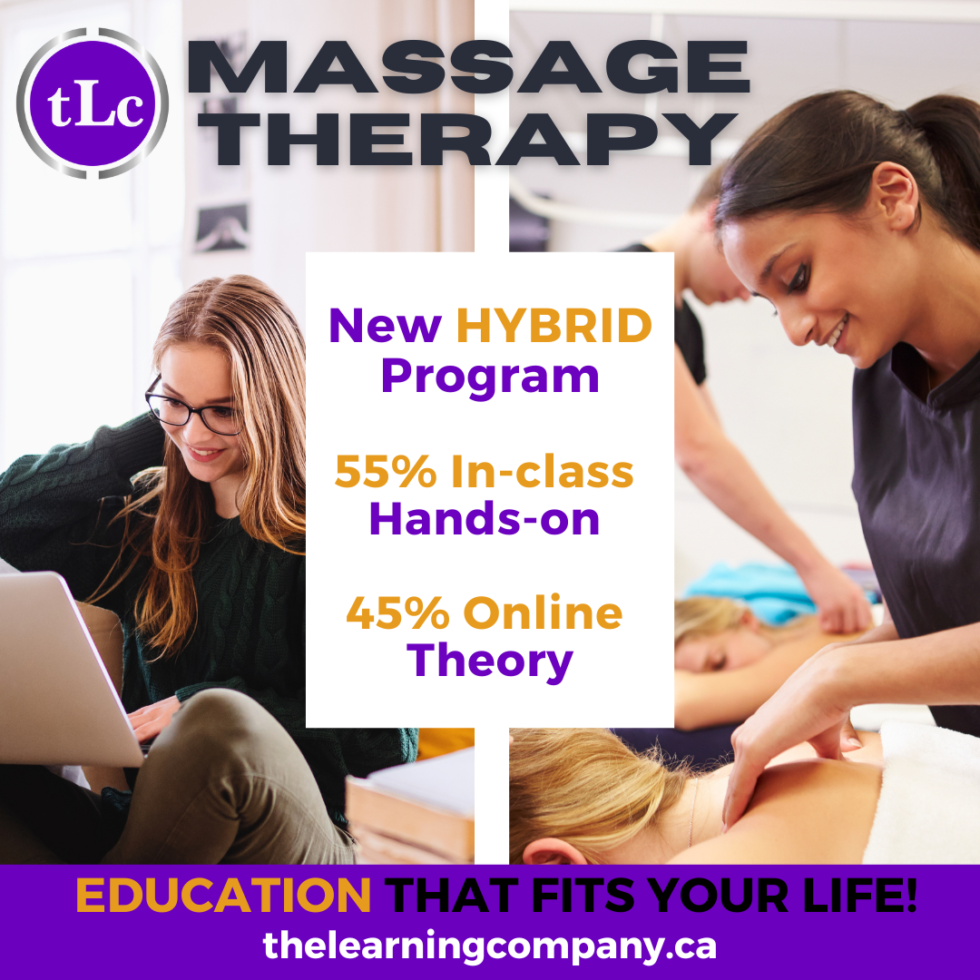 Massage Therapy The Learning Company In Manitoba   MT Hybrid  980x980 