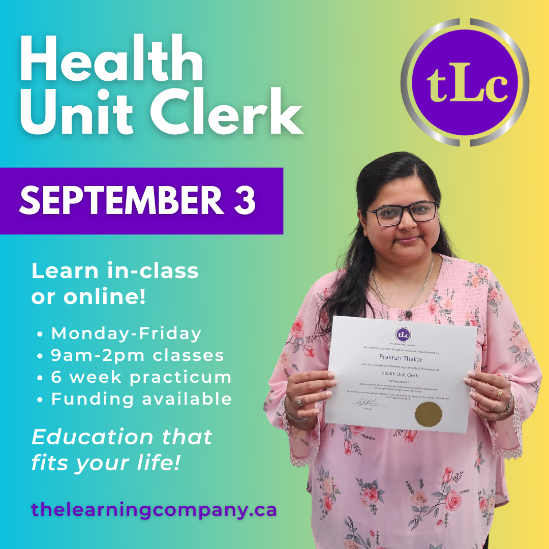 The Learning Company - Health Unit Clerk